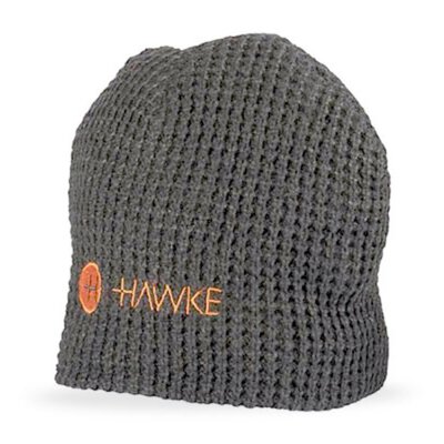 Hawke Grey Waffle Knit Beanie (One Size)